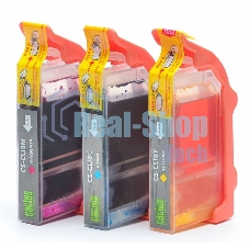 Картридж струйный Cactus СS-CLI8C/M/Y голубой/пурпурный/желтый (36 мл) для Canon MP470/500/530/600/800/810/830/970/MX850/iP4200/4300/520