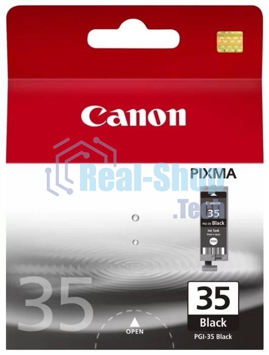 Картридж струйный Canon PGI-35Bk (1509B001) черный (9.30 мл, 200 стр.) для Canon PIXMA iP100, iP110