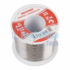 Припой с канифолью Rexant 250 г, Ø1.0 мм, катушка