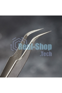 Пинцет изогнутый Rexant узкий 125 мм (блистер)