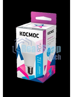 Лампа светодиодная A60 11Вт 6500К E27 220В Космос LkecLED11wA60E2765