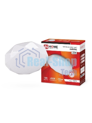 Светильник светодиодный DECO ДАЙМОНД 18Вт 230В 6500К 1170лм 230мм IN HOME 4690612033655