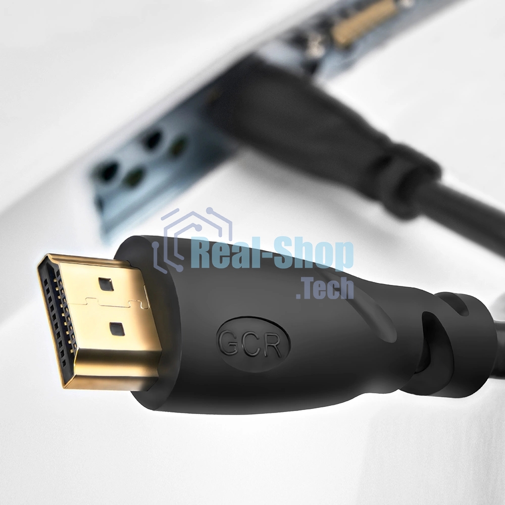 Кабель Greenconnect Premium 2.0m HDMI v2.0 HDR Ultra HD 4K60 Hz/5K30Hz, 3D, Ethernet 18.0 Гбит/с, OD8.0мм, 28/26 AWG, черный, GCR-50542