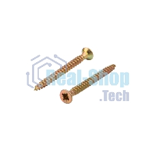 Саморез универсальный Kranz 3х35, желтый цинк, упаковка поставщика (16 000 шт.)