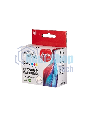 Картридж струйный Sakura 3YM63AE (№305XL Tri-colour) для HP, триколор, 11,6 мл., 200 к.