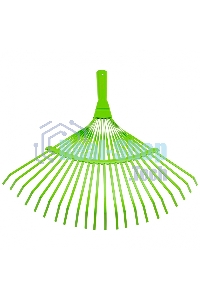 Грабли веерные стальные Palisad, 425 мм, 22 плоских зуба, эмалированные, без черенка