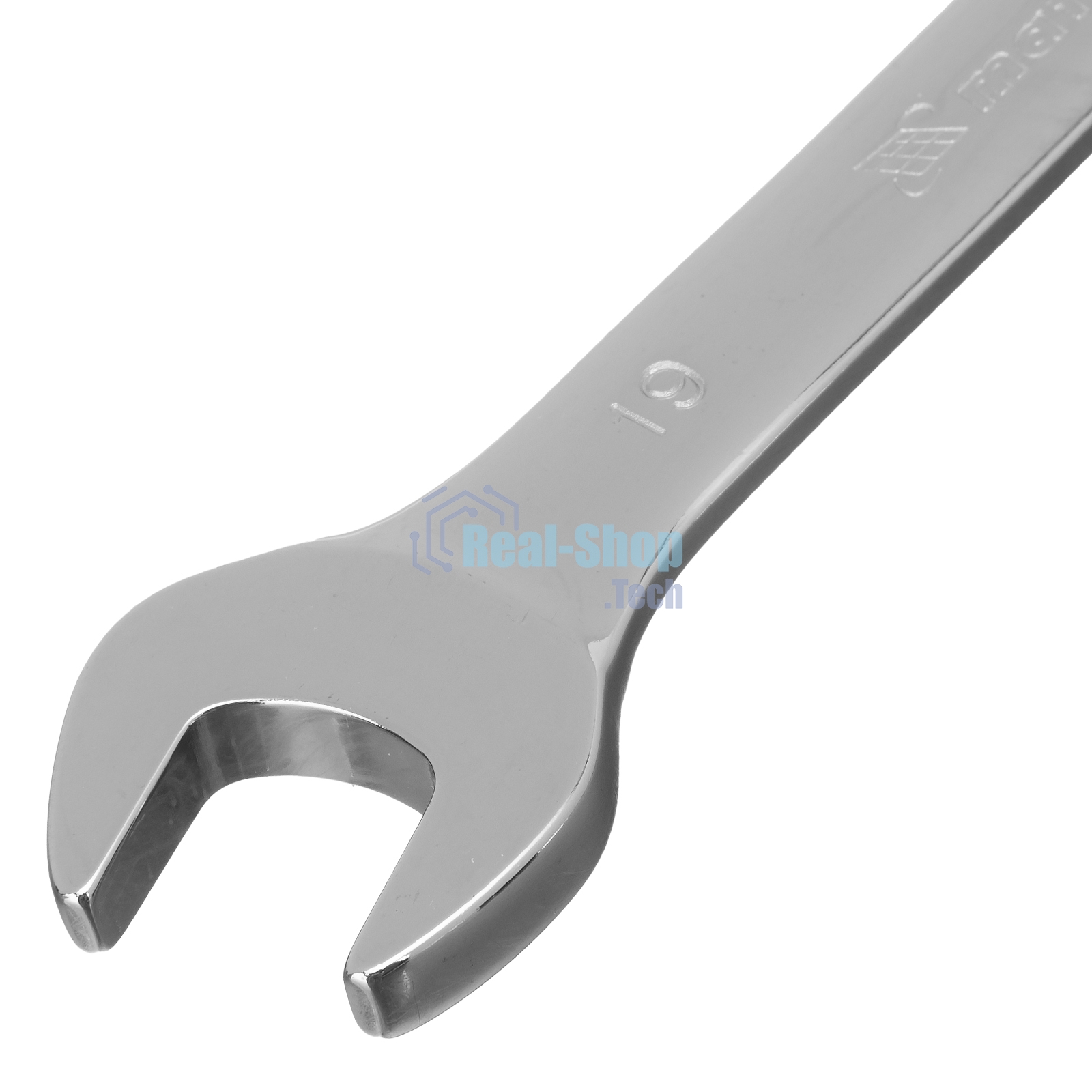 Ключ комбинированный Matrix трещоточный, 19 мм, CrV, зеркальный хром PROFESSIONAL