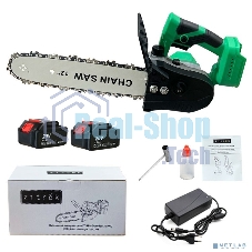 Пила цепная аккумуляторная ZITREK GreenSaw 20 PRO [082-1852] 20В, 4 Ач Li-ion аккум. 2шт, ЗУ