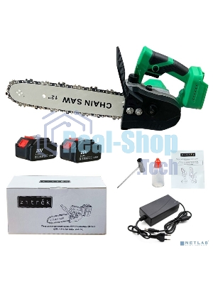 Пила цепная аккумуляторная ZITREK GreenSaw 20 PRO [082-1852] 20В, 4 Ач Li-ion аккум. 2шт, ЗУ