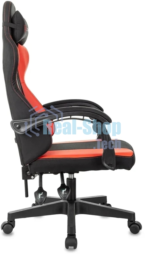 Кресло игровое Zombie Rudger черный/красный