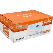 Стабилизатор напряжения Smartwatt AVR Slim 10000RW 10000ВА белый