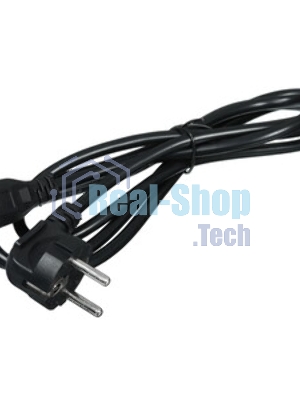 Кабель питания GoPower евровилка CEE 7/7-IEC 320 C5 1.8м ПВХ 0.75мм черный (1/10/160)