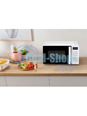 Микроволновая печь Gorenje MO20A3WH белый, 20 л, 800 Вт, переключатели - кнопки, поворотный механизм