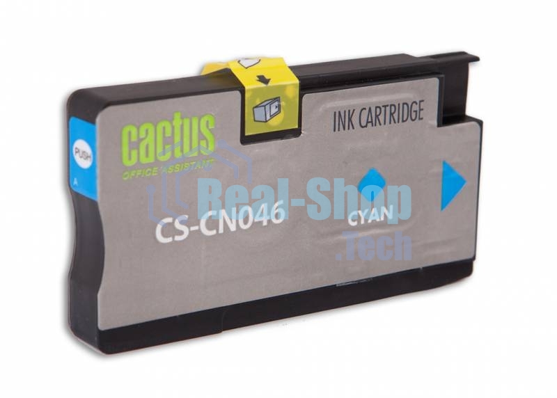 Картридж струйный Cactus CS-CN046 №951 голубой (26 мл) для HP OfficeJet 251dw Pro, 276dw Pro, 8100 Pro, 8100e, 8600 Pro (N911a), 8600 Pro Plus (N911g), 8610 Pro (A7F64A), 8615 Pro, 8616 Pro, 8620 Pro