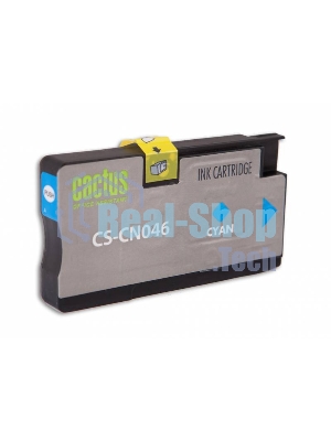 Картридж струйный Cactus CS-CN046 №951 голубой (26 мл) для HP OfficeJet 251dw Pro, 276dw Pro, 8100 Pro, 8100e, 8600 Pro (N911a), 8600 Pro Plus (N911g), 8610 Pro (A7F64A), 8615 Pro, 8616 Pro, 8620 Pro