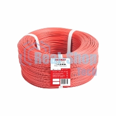 Провод ПГВА Rexant 1х0.75 мм², Cu, красный, бухта 200 м