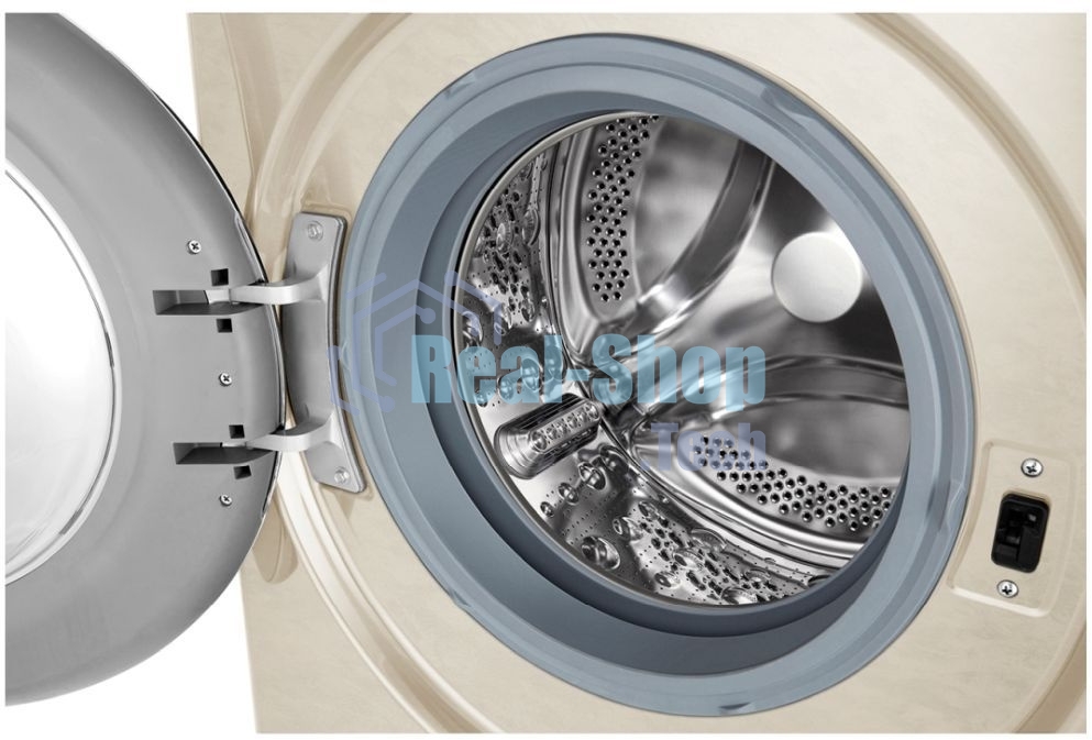 Стиральная машина LG F4V5VS9B бежевый, загрузка фронтальная 9 кг, 1400 об/мин, класс: А