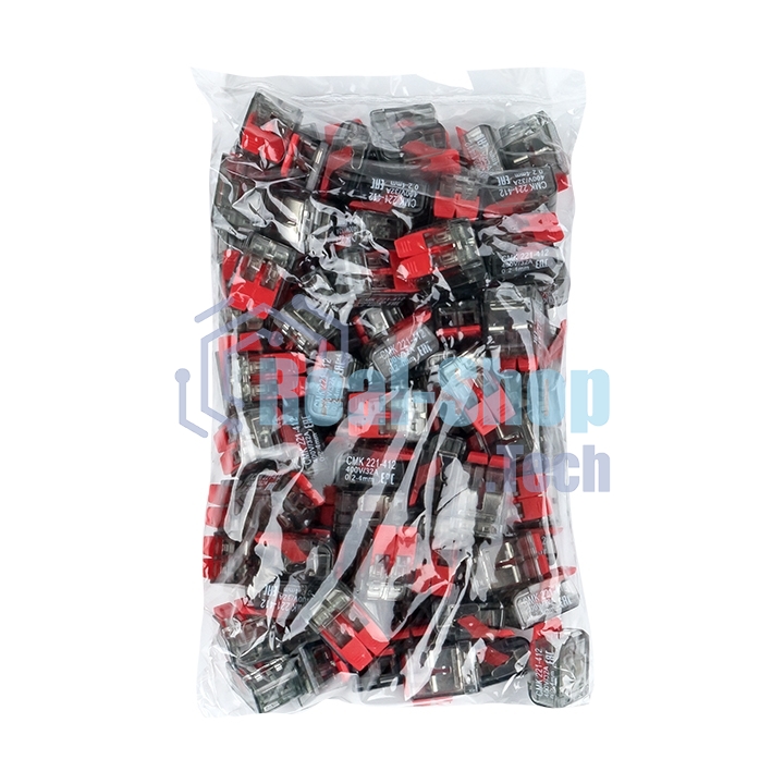 Клемма PROxima СМК 221-412 2 отверстия 0.2-4.0 мм2 (100шт.)