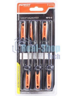 Набор надфилей Patriot NFS-6, 140мм, 6 предм.