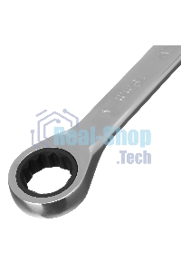 Ключ комбинированный Matrix трещоточный, 19 мм, CrV, зеркальный хром PROFESSIONAL