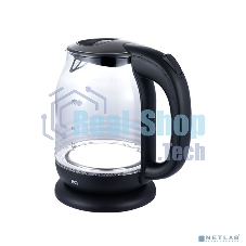 Чайник электрический BQ KT1833G черный/стальной, мощность 2200Вт, максимальный объем 1.7л
