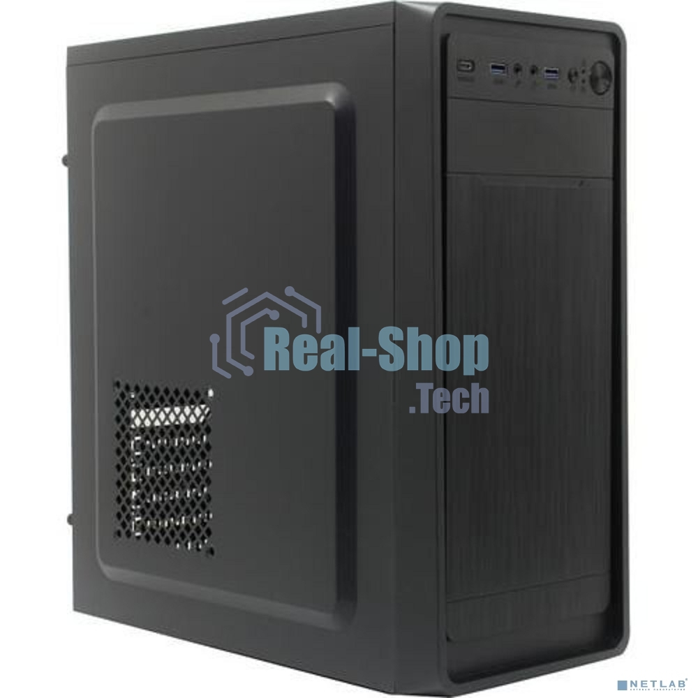 Компьютерный корпус Miditower ExeGate XP-332UC-XP450 (ATX, XP450 с вент. 12см, 2хUSB 3.0/1хTypeC, аудио, черный)
