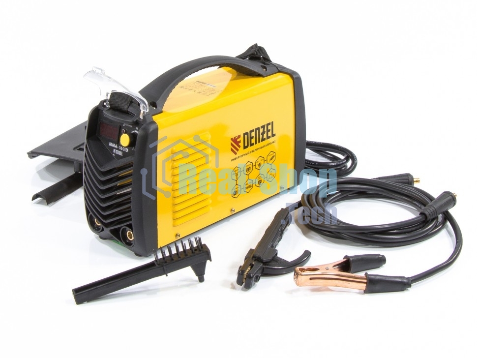 Аппарат инверторный дуговой сварки Denzel ММА-160ID, 160 А, ПВР 60%, диам.эл.1,6-3,2 мм, провод 2 м