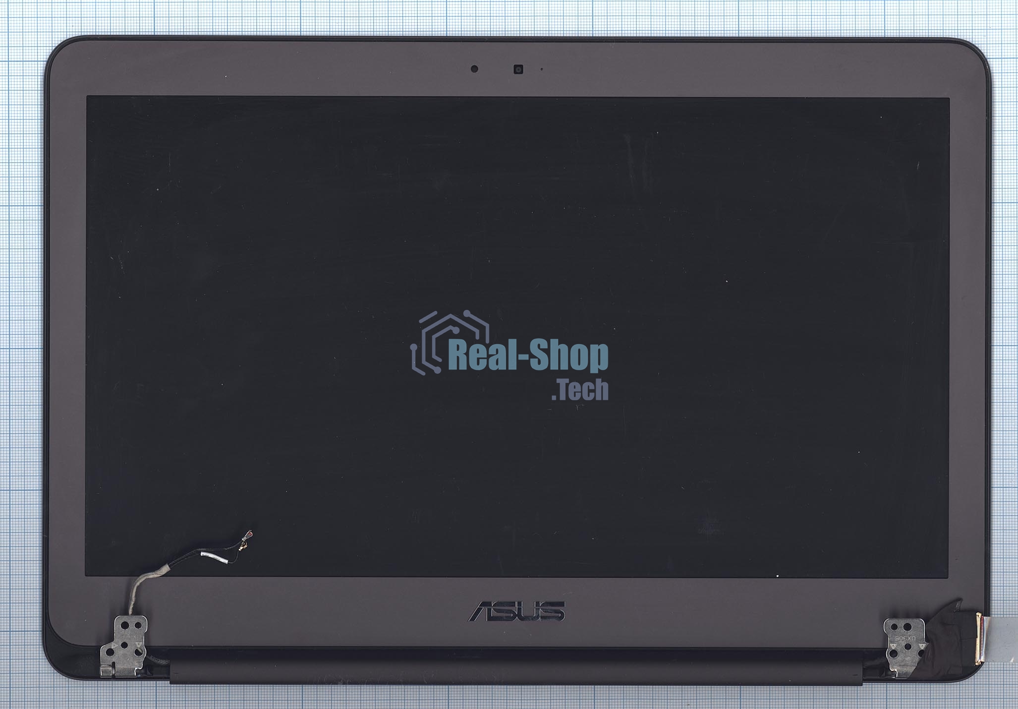 Крышка для Asus Zenbook UX305FA FHD темно-серая