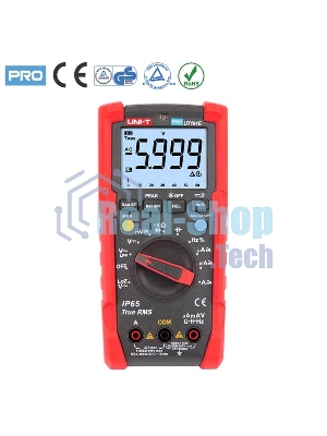 Напряжение постоянного/переменного тока (600 В); постоянный/переменный ток (20А); Сопротивление (60 МОм); Емкость (60 мФ); Частота (1 МГц)