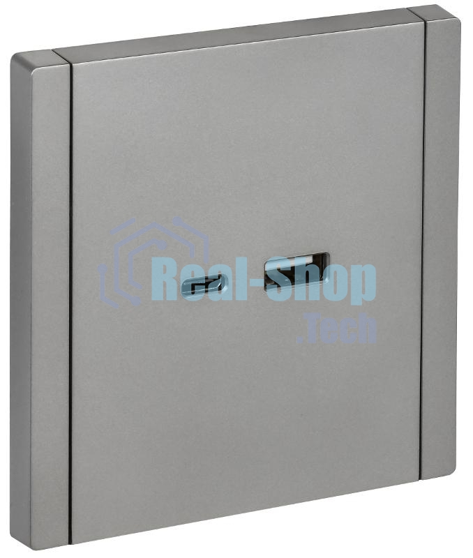 Розетка USB A+C 18Вт FP551 IEK FORTE&PIANO Сталь
