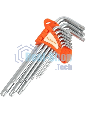 Набор ключей PATRIOT SKТ-9L, TORX, длинные, T10-T50, CRV, 9 шт