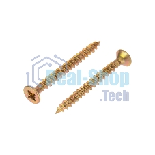 Саморез универсальный Kranz 3х30, желтый цинк, упаковка поставщика (16 000 шт.)