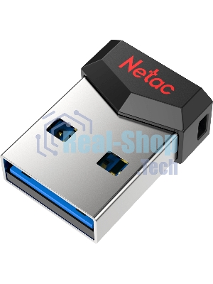 Флешка USB Netac UM81 (NT03UM81N-016G-20BK), 16Gb, USB 2.0, R/W 30/10, черный/красный