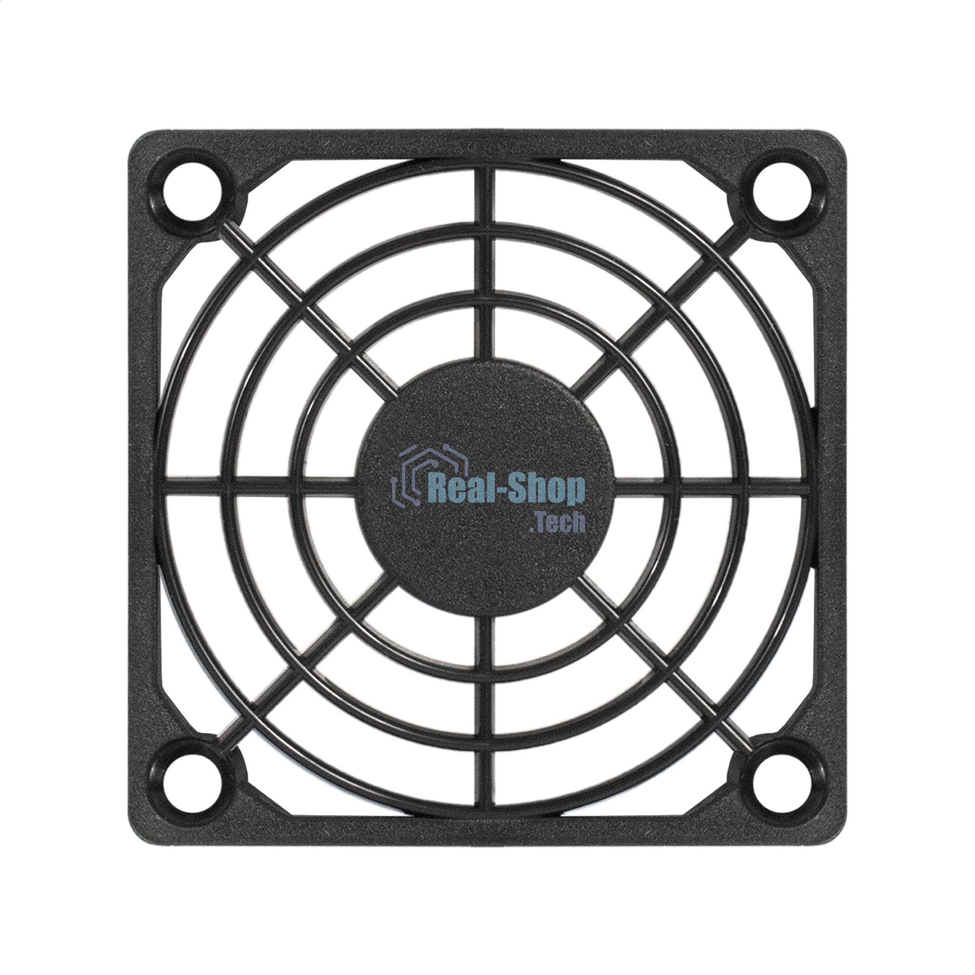 Решетка для вентилятора 60x60 ExeGate EG-060PSB (60x60 мм, пластиковая, квадратная, черная)