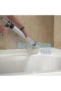 Пистолет для герметика Sparta 750мл ''закрытый'' алюминиевый корпус круглый шток 8 мм