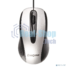 Мышь проводная ExeGate Professional Standard SH-9026S серебристый, 1000 dpi, USB, кнопки - 3