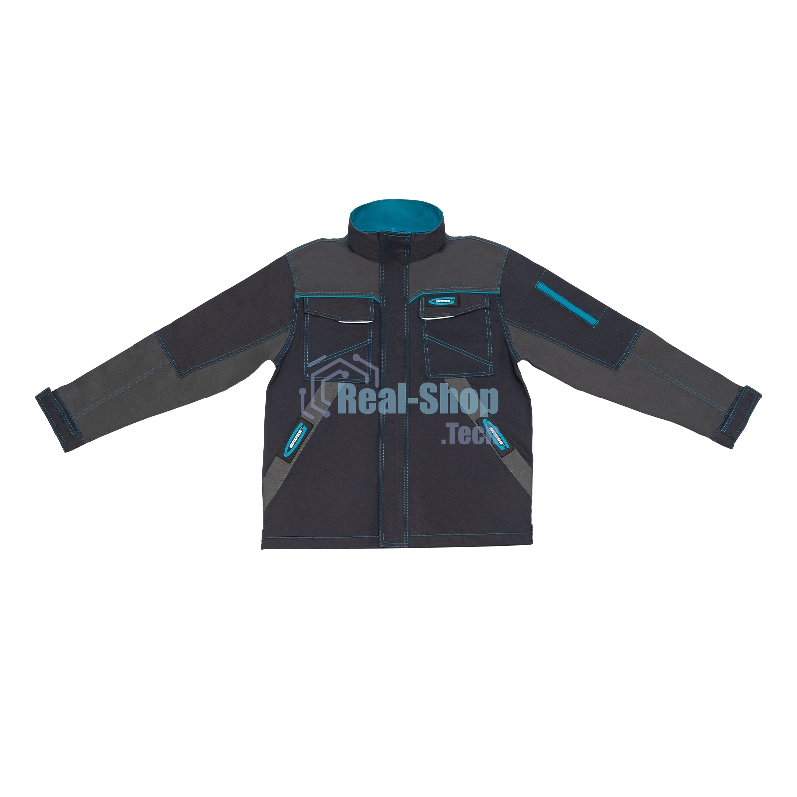 Куртка профессиональная рабочая, 97% хлопок 3% спандекс, XXXL Gross