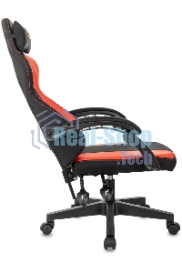 Кресло игровое Zombie Rudger черный/красный