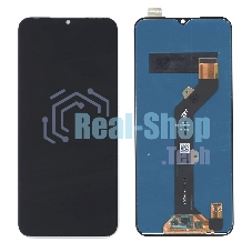 Дисплей для Tecno Spark 7 черный