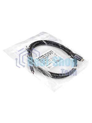 Кабель для зарядки ExeGate EX-CCP-USB4.0-CMCM-QC-1.5 (USB4.0 USB Type-Cm/Cm, 40Gbit/s, 5A, 240W, PD3.1/QC4.0, 1,5м)