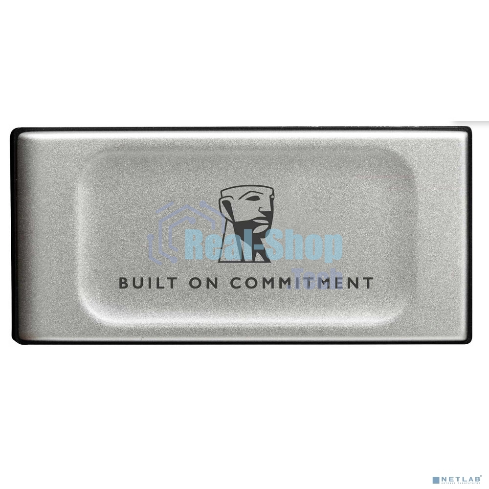 Внешний SSD Kingston XS2000, 1TB, USB 3.2 Gen 2x2 Type-C, R/W 2000/2000, серебристый