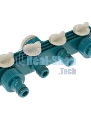 Распределитель RACO 4250-55258C 4хканальный original резьба внешняя-наконечник 1/2''x3/4''