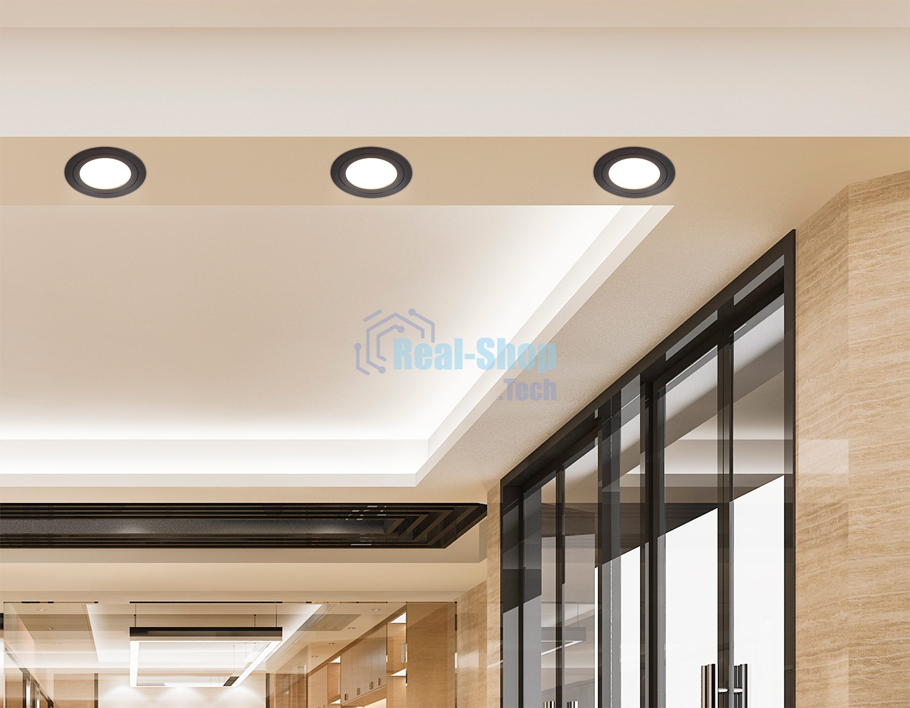 Светильник Ambrella light TN51823 BK черный GX53 max 15W D110*39