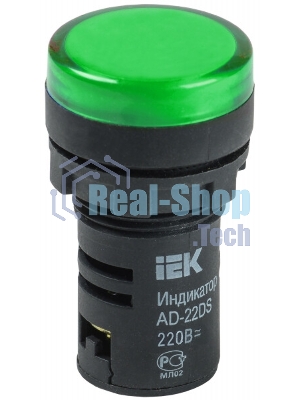 Арматура светосигнальная AD-22DS 110В AC/DC зел. IEK BLS10-ADDS-110-K06