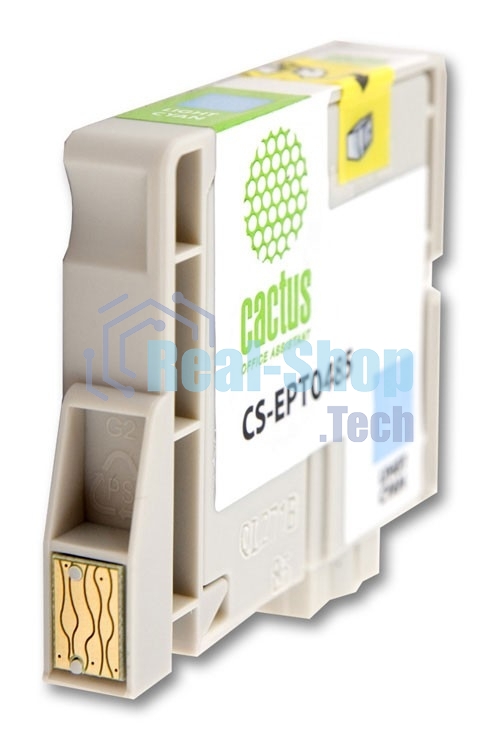 Картридж струйный Cactus CS-EPT0487 многоцветный (88 мл) для Epson Stylus Photo R200/R220/R300/R320/R340/RX500/RX600/RX620/RX640