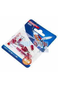 Наконечник вилочный Rexant изолированный, 3.2 мм, 0.5-1.5 мм², НВи 1.5-3/НВи 1,25-3/SV1.25-3, красный, в упак. 10 шт.