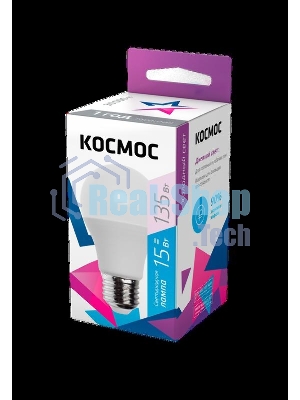 Лампа светодиодная A60 15Вт 6500К E27 220В Космос LkecLED15wA60E2765