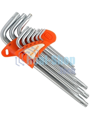 Набор ключей PATRIOT SKТ-9L, TORX, длинные, T10-T50, CRV, 9 шт