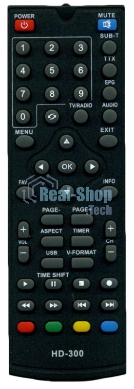 Ресивер эфирный цифровой DVB-T2 HD HD-300 металл, дисплей DOLBY DIGITAL, Сигнал