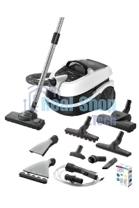 Пылесос Bosch BWD421PRO белый/черный, 230/2100 Вт, уборка влажная/сухая, пылесборник мешок/контейнер 5 л